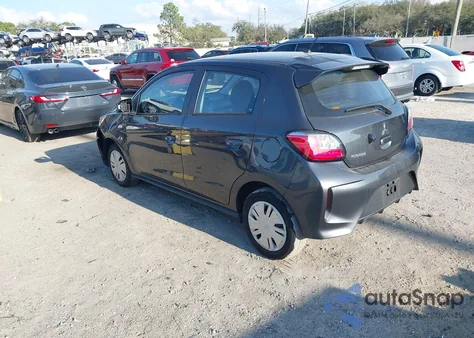 2024 Mitsubishi Mirage Es/Le z USA, uszkodzony, nr VIN ML32AUHJ4RH014804